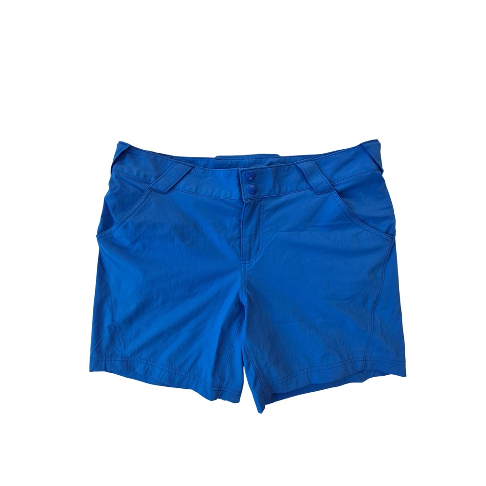 Columbia PFG Women's Performance Fishing Shorts Blue Size 12 FL0112 Stretch
